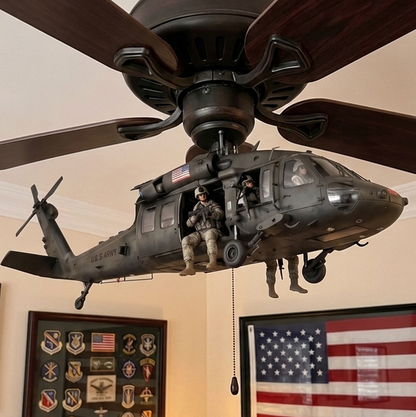 Military Helicopter Fan Attachment